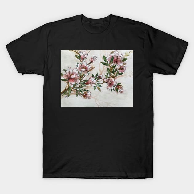 Magnolia Blooms T-Shirt by DeniseTA